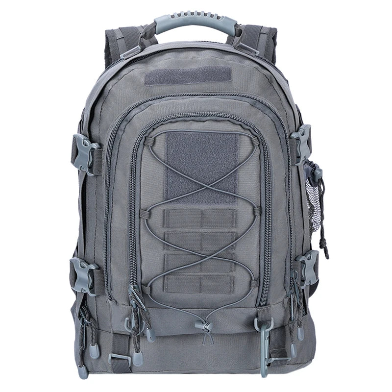 65L Outdoor Tactical Backpack Men’s Hiking Bag Large Capacity Military Army Travel Camping Rucksack