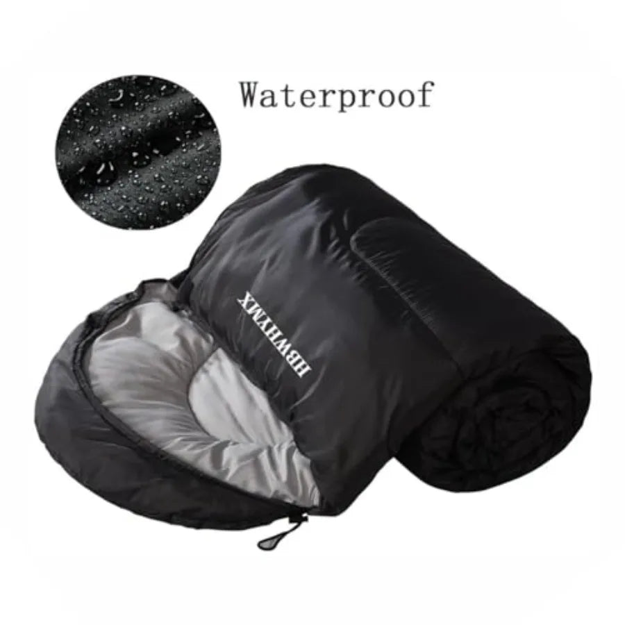 Sleeping Bag for Adults, Lightweight Waterproof Backpacking Design, Cold‑Weather Warm Camping and Hiking Bag for Outdoor Travel