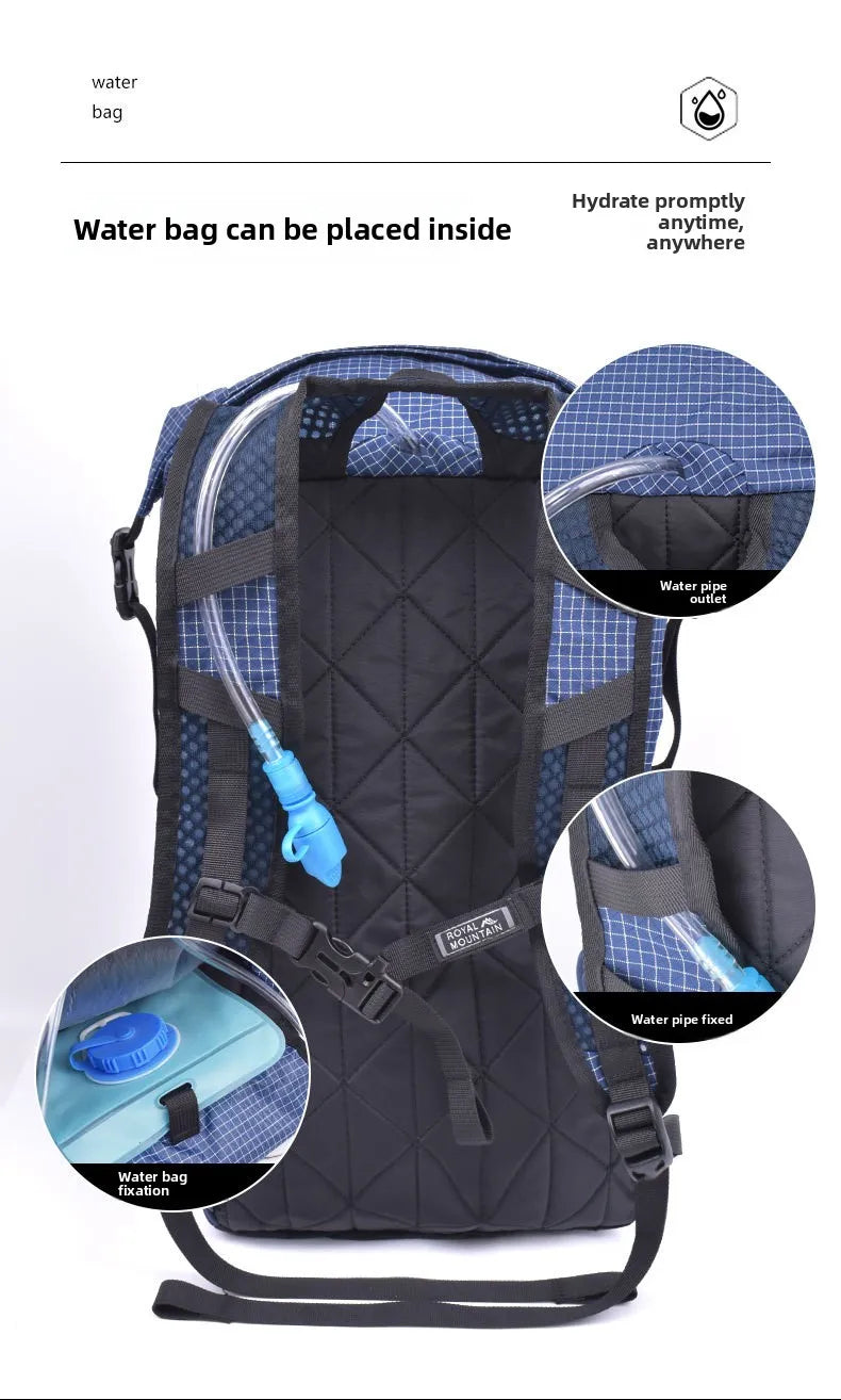 25L Dalima Cut‑Proof Hiking Backpack Lightweight Foldable Leisure Outdoor Storage Bag Cross‑Border