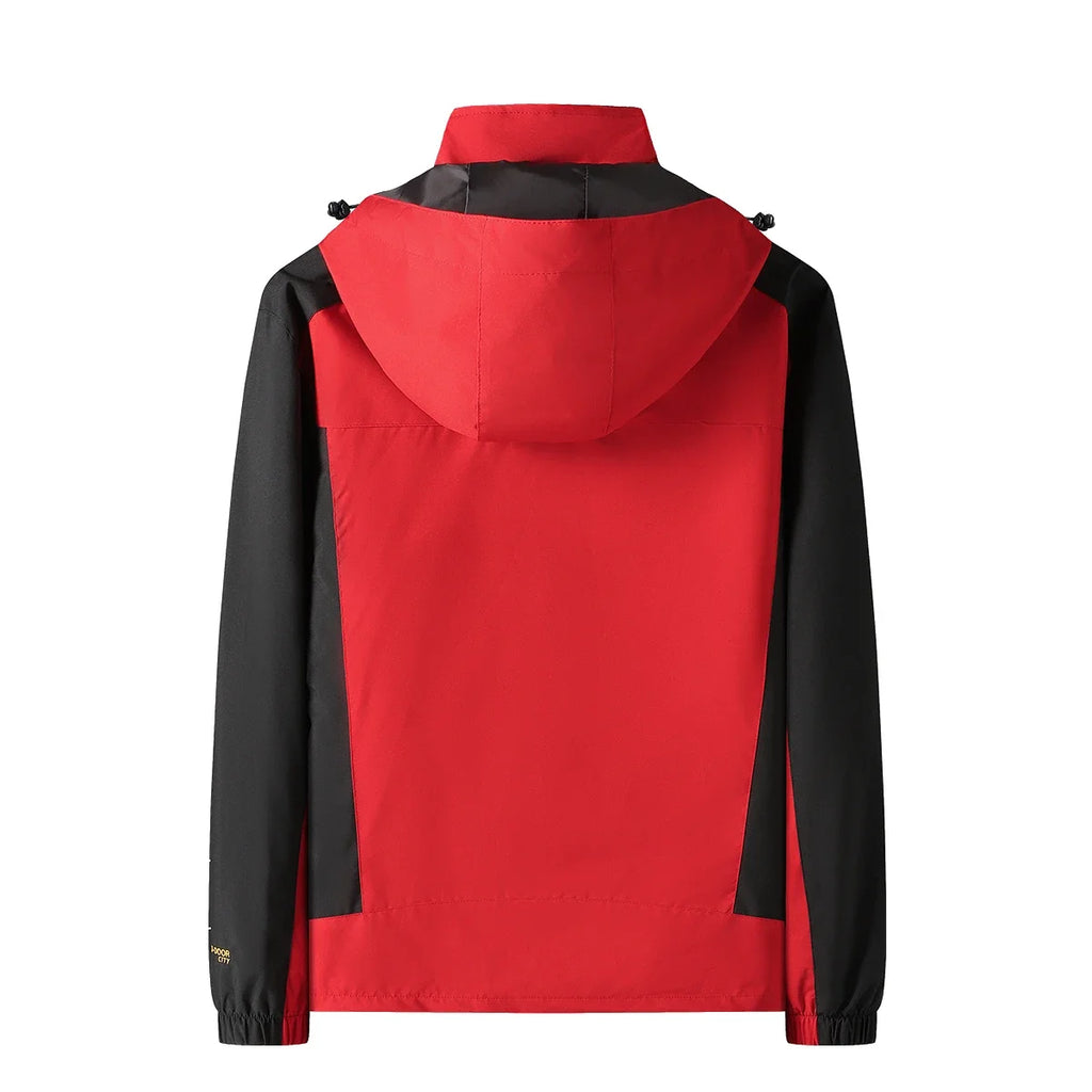 Men’s Waterproof Hiking Jacket Large Size Windproof Outdoor Windbreaker for Camping Hunting Running Trekking Fishing