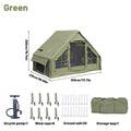 Inflatable Portable Camping Tent - Quick-Setup Waterproof Shelter with Stove Jack