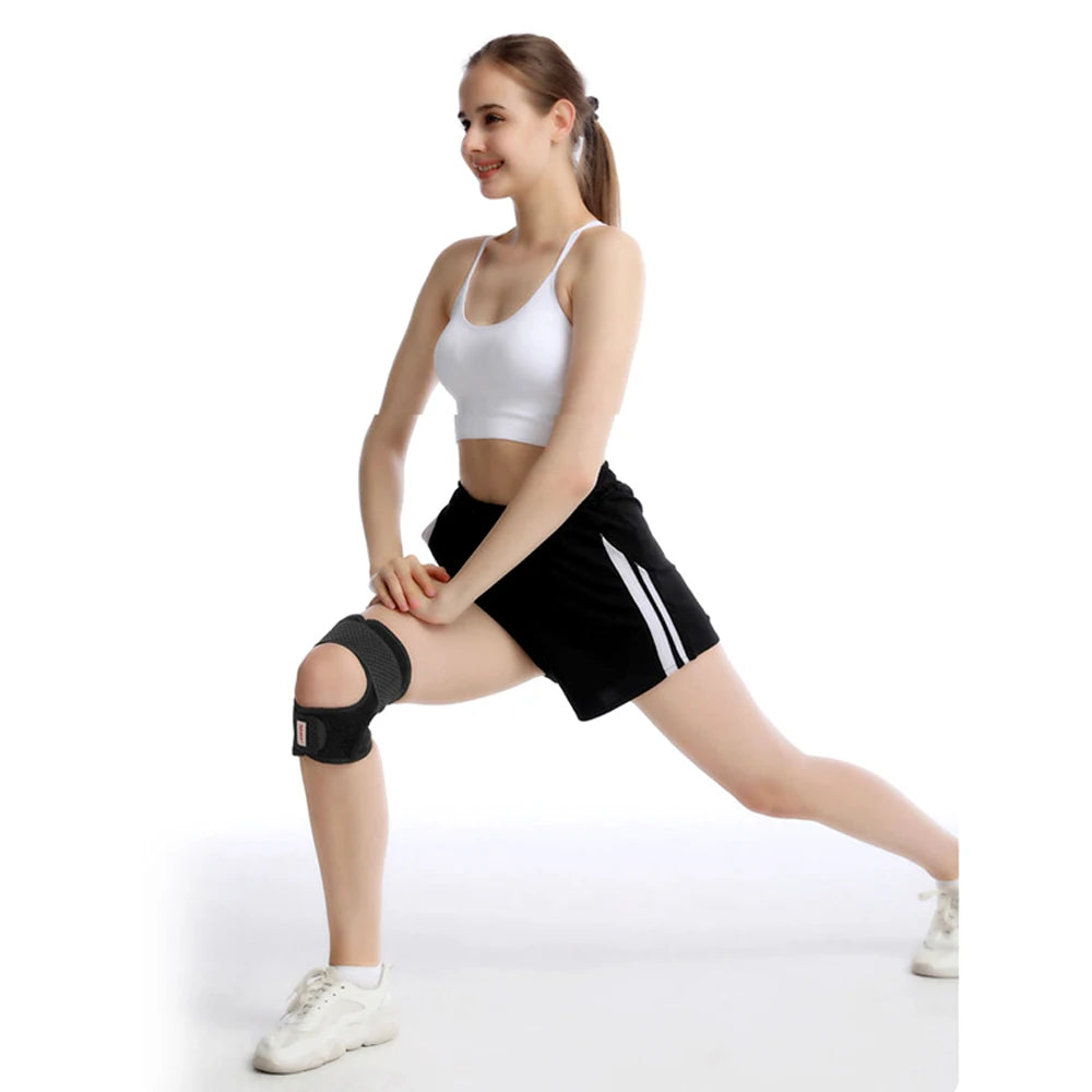 Adjustable Knee Brace with Side Stabilizers
