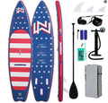 Inflatable Surfboard for Men and Women, Portable Reinforced Paddle Board for Sea Surfing and Lure Fishing