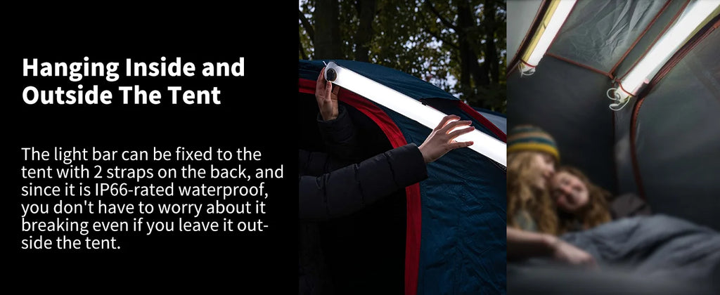 Solar Camping Lantern 2000mAh Folding Portable Camping Light Waterproof 3‑Mode Warm Light USB‑Type C for Hiking Camping Fishing