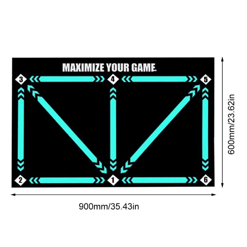 Professional Football Training Mat — Wear‑Resistant, Non‑Slip, Foldable Skill‑Training Equipment for All Ages
