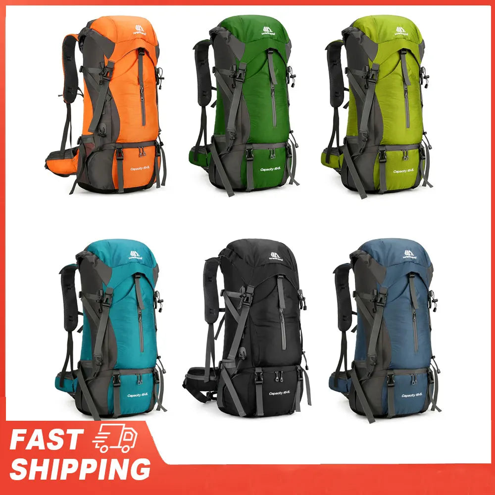 70L Hiking Backpack Camping Climbing Rucksack Travel Trekking Mountaineering Bag Outdoor Sports Waterproof Backpack