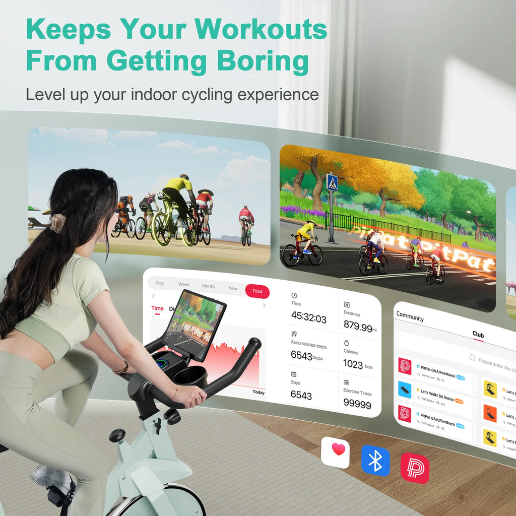 Low Noise Workout Cycling Bike for Home