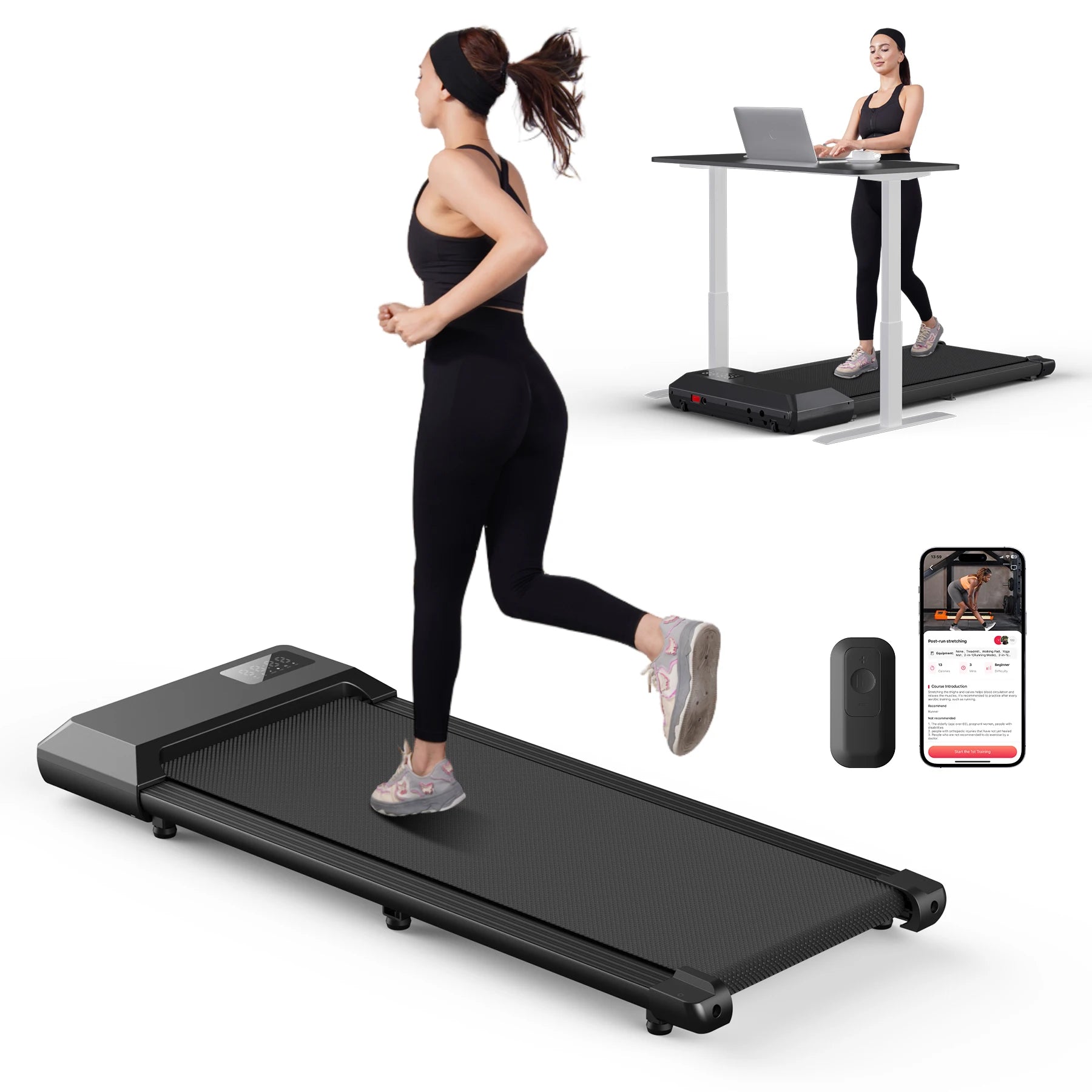 Walking Pad with LCD Digital Data Display