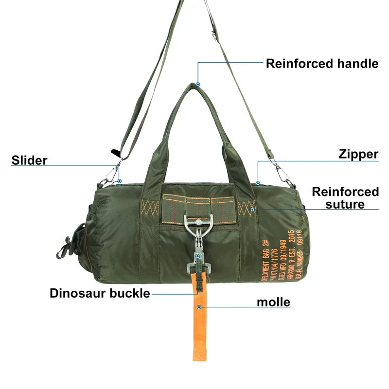 Travel Gym Bag Waterproof Fitness Bag for Men and Women Portable Ultralight Sports and Yoga Bag