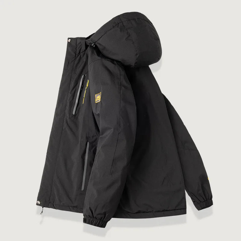 Men’s Winter Parka Windbreak Plus Thick Warm Windproof Fur Coat Military Style Hooded Anorak Men’s Winter Jacket
