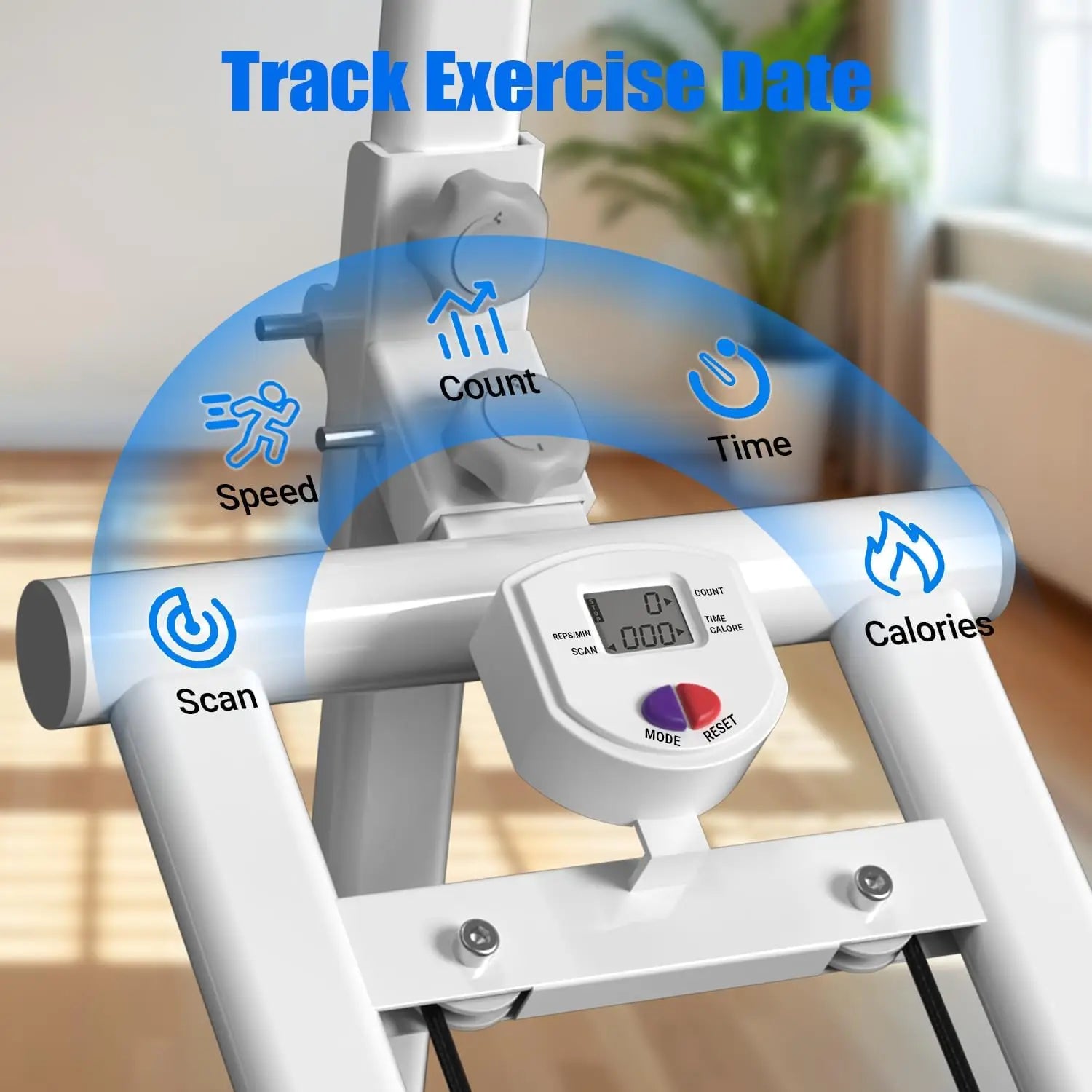 Steppers for Exercise at Home Stair Stepper with Handlebar and Foldable Stepper Climber Exercise Machine Cardio Trainer