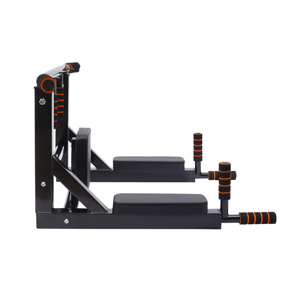 Pull Up Bar & Dip Station – Wall‑Mounted Vertical Knee Raise Exercise Equipment, Adjustable Home Dip Stand, 200kg Capacity Multi‑Functional Training Bar