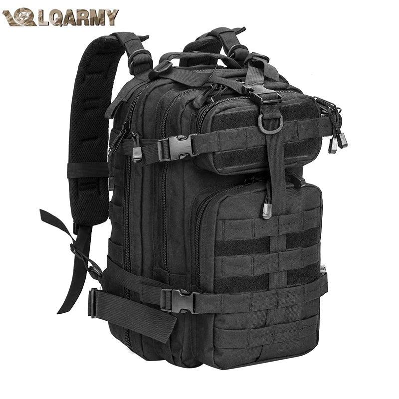 30L Men’s Backpack, 1000D Nylon Waterproof Outdoor Tactical Pack for Camping and Hunting