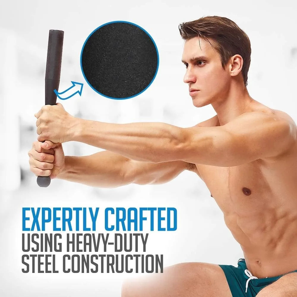 Steel Mace Exercise Club Heavy Duty Steel Indian Club for Strength Training
