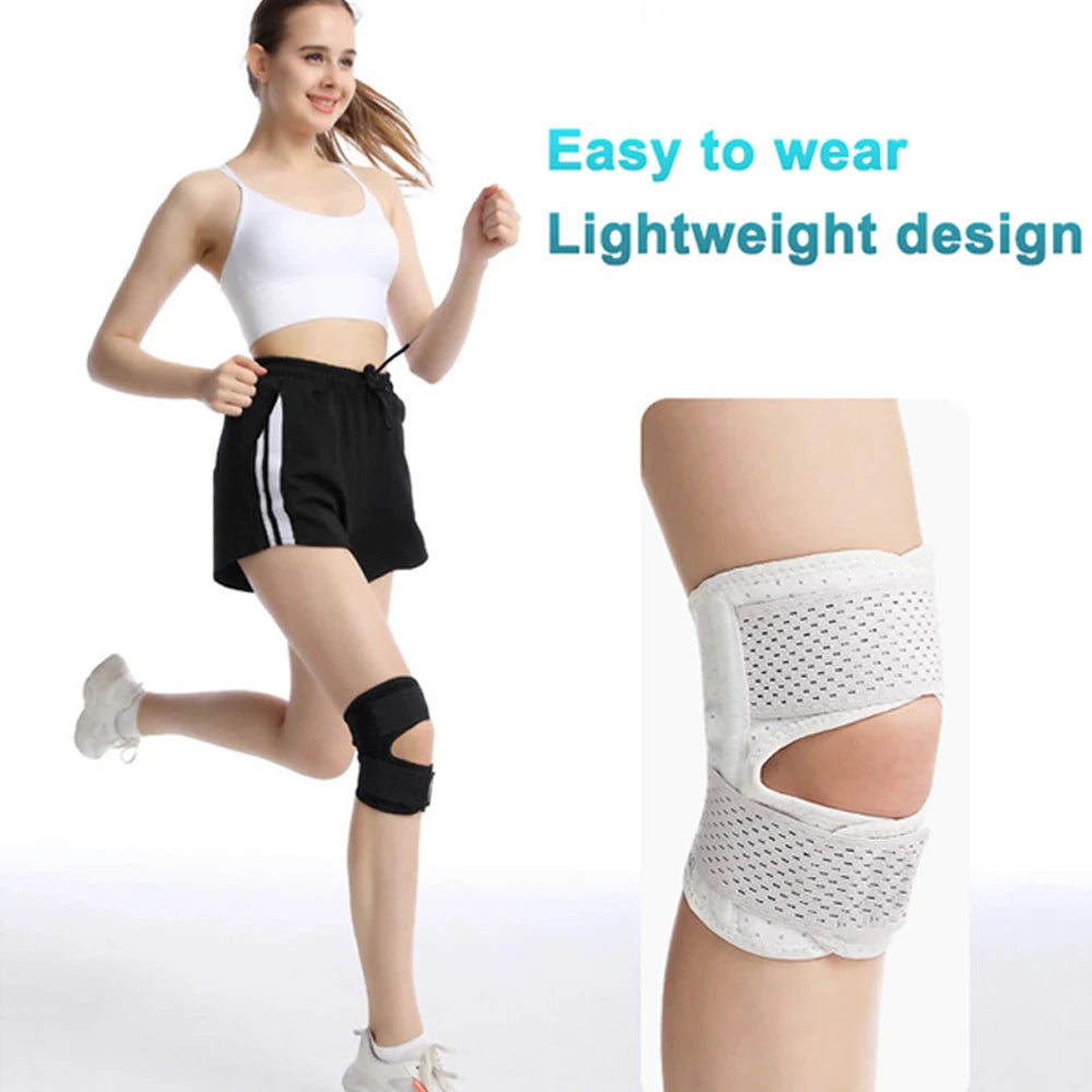 Adjustable Knee Brace with Side Stabilizers