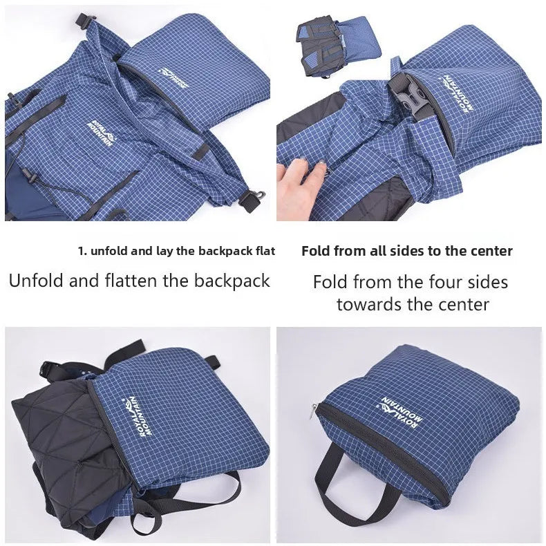 25L Dalima Cut‑Proof Hiking Backpack Lightweight Foldable Leisure Outdoor Storage Bag Cross‑Border