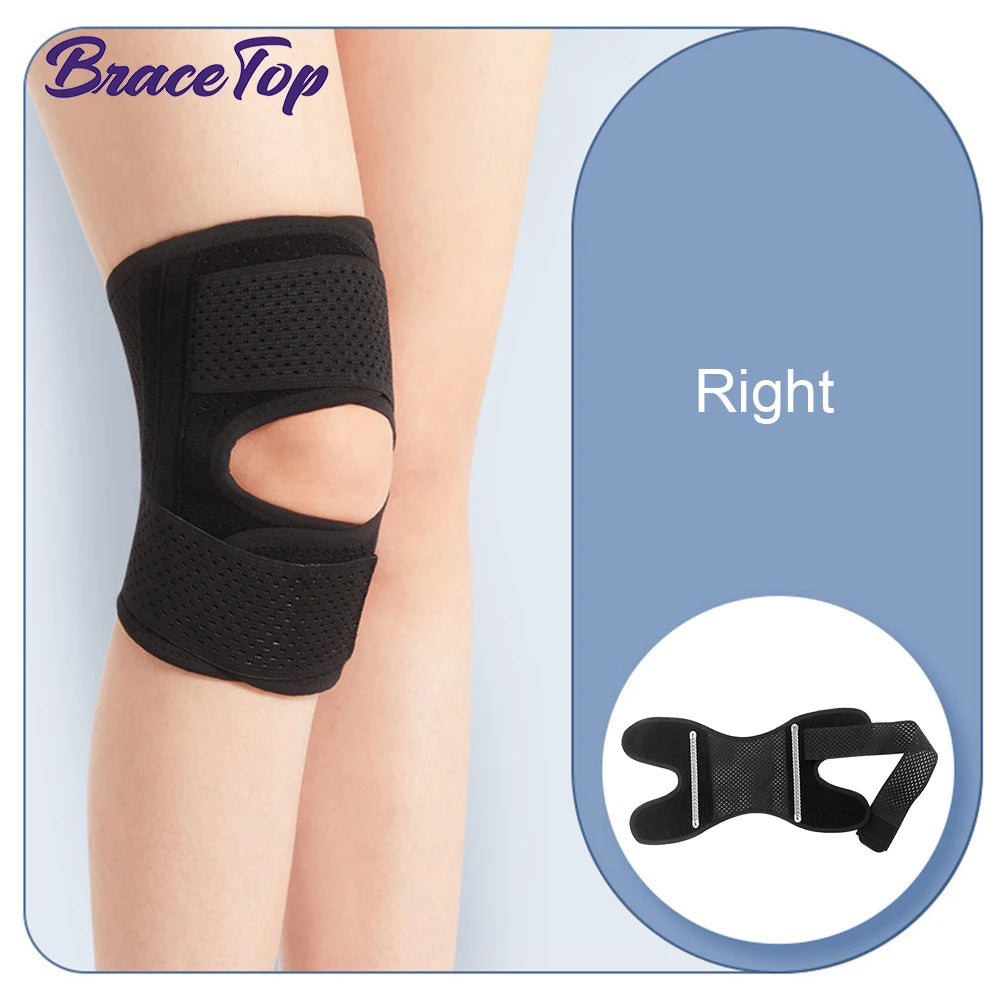 Adjustable Knee Brace with Side Stabilizers
