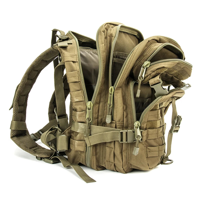 30L Men’s Backpack, 1000D Nylon Waterproof Outdoor Tactical Pack for Camping and Hunting