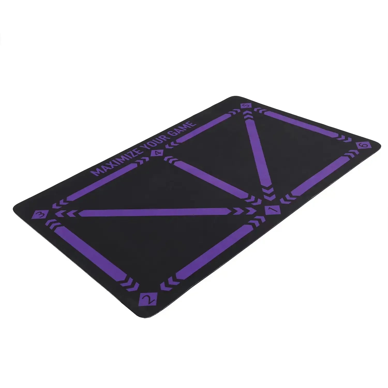 Soccer Ball Control Training Mat Stable Silent Rubber Base Digital Guidance Design Improve Ball Sense Daily Training