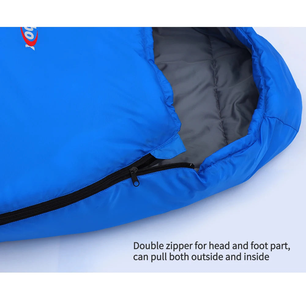 Cotton Sleeping Bag 3 Season Ultralight Synthetic Cotton Camping Sleeping Bag for Outdoor Adventures