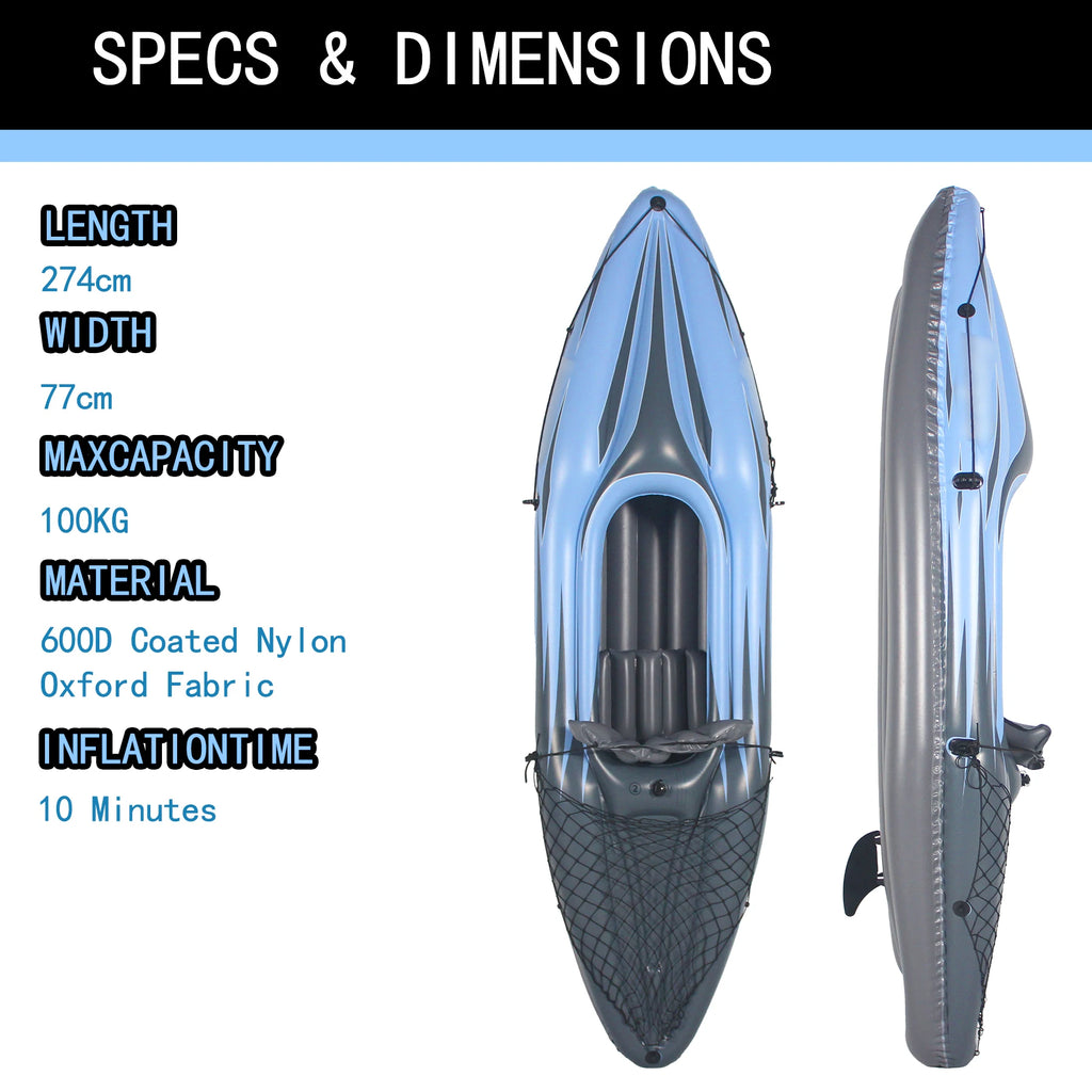 Inflatable Kayak Fishing Boat