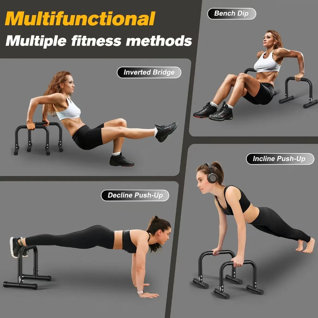 Dip Station Exercises Parallel Bars Heavy Duty Dip Stand Stable Gym Dip Bars