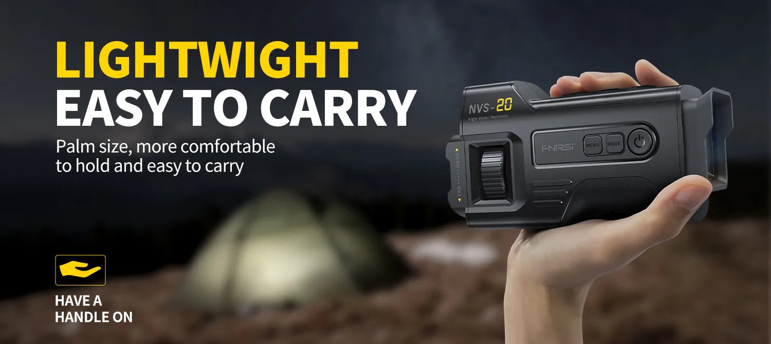 NVS‑20 4K HD Monocular Night Vision Goggles 6X Digital Zoom 300m Hunting Camping Scope Day and Night Dual Use