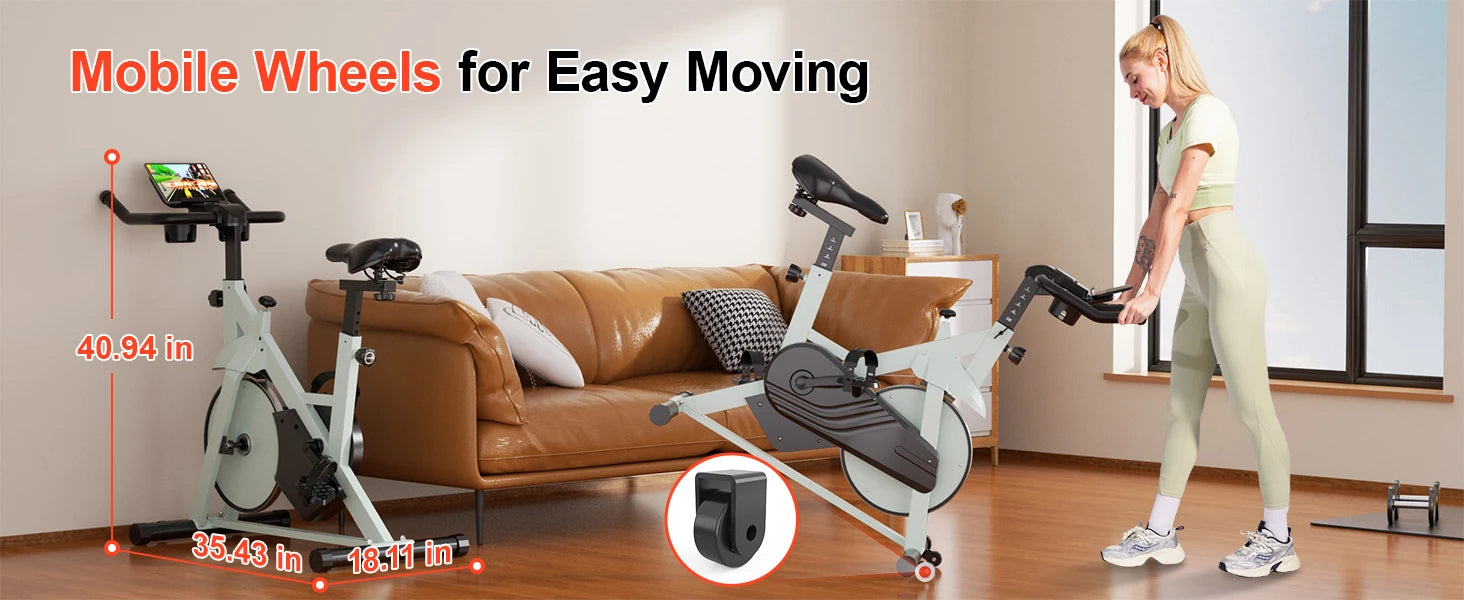 Low Noise Workout Cycling Bike for Home