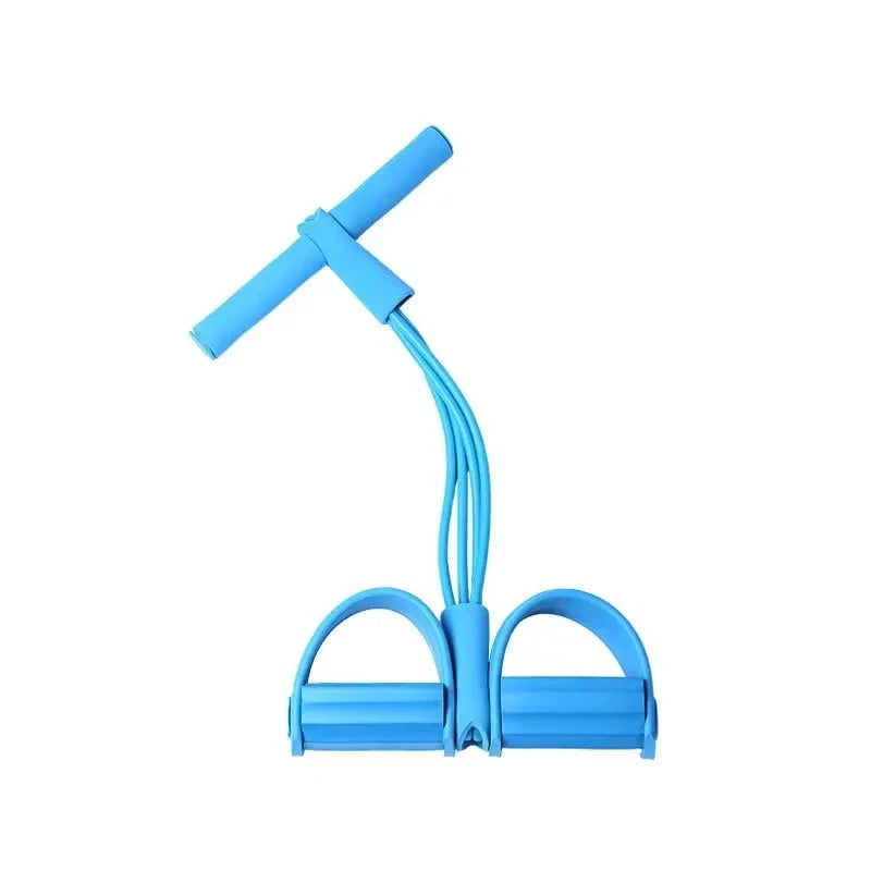 Multi‑Function Resistance Band Set 4 Tubes for Intense Workout NBR Comfort Handles for Office Living Room Bedroom Use
