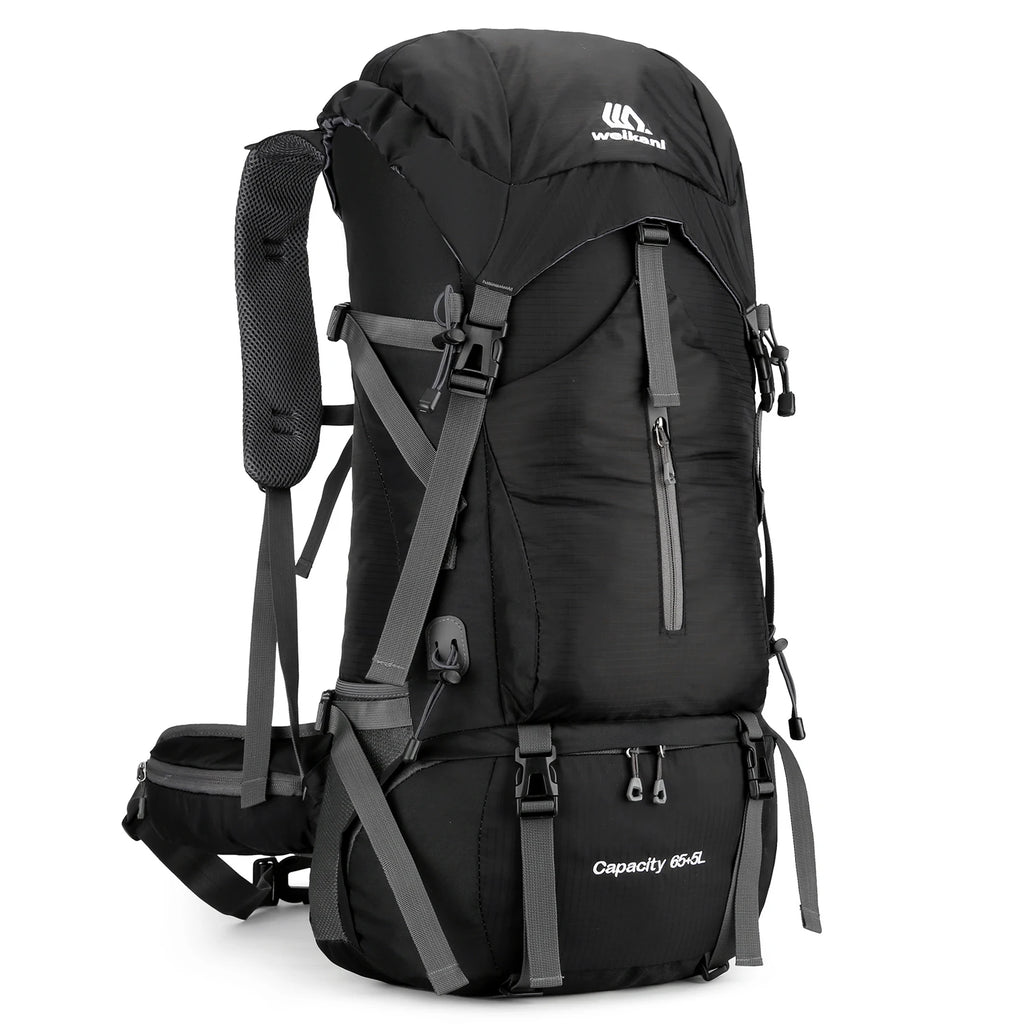 70L Hiking Backpack Camping Climbing Rucksack Travel Trekking Mountaineering Bag Outdoor Sports Waterproof Backpack