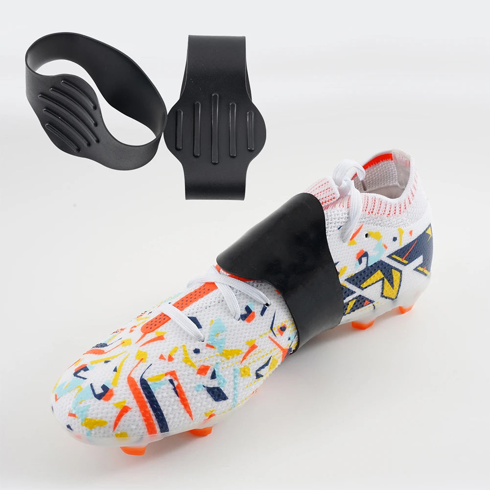 Silicone Shoelace Covers Soccer Cleat Bands Sports Accessory for Football and Baseball Shoes