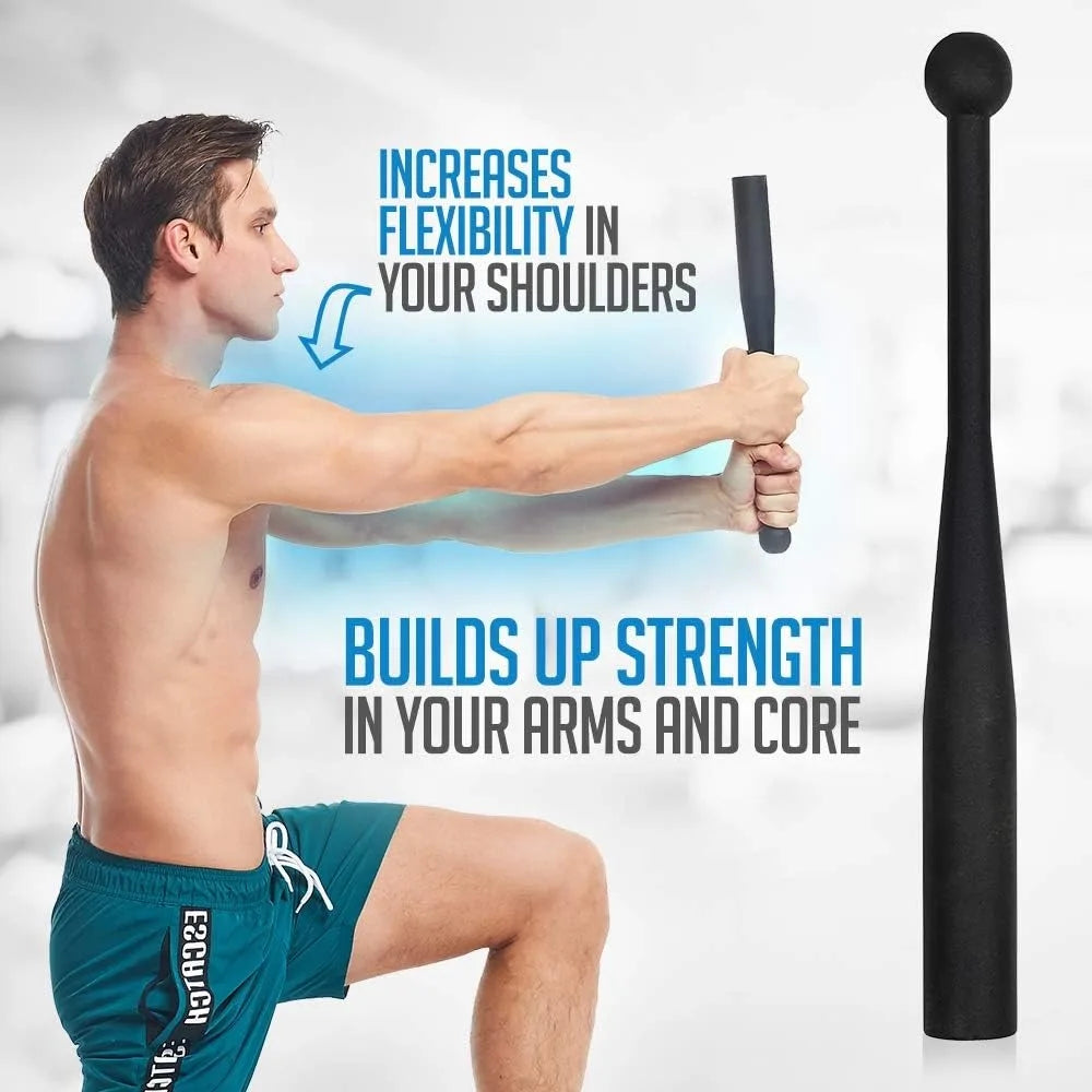Steel Mace Exercise Club Heavy Duty Steel Indian Club for Strength Training
