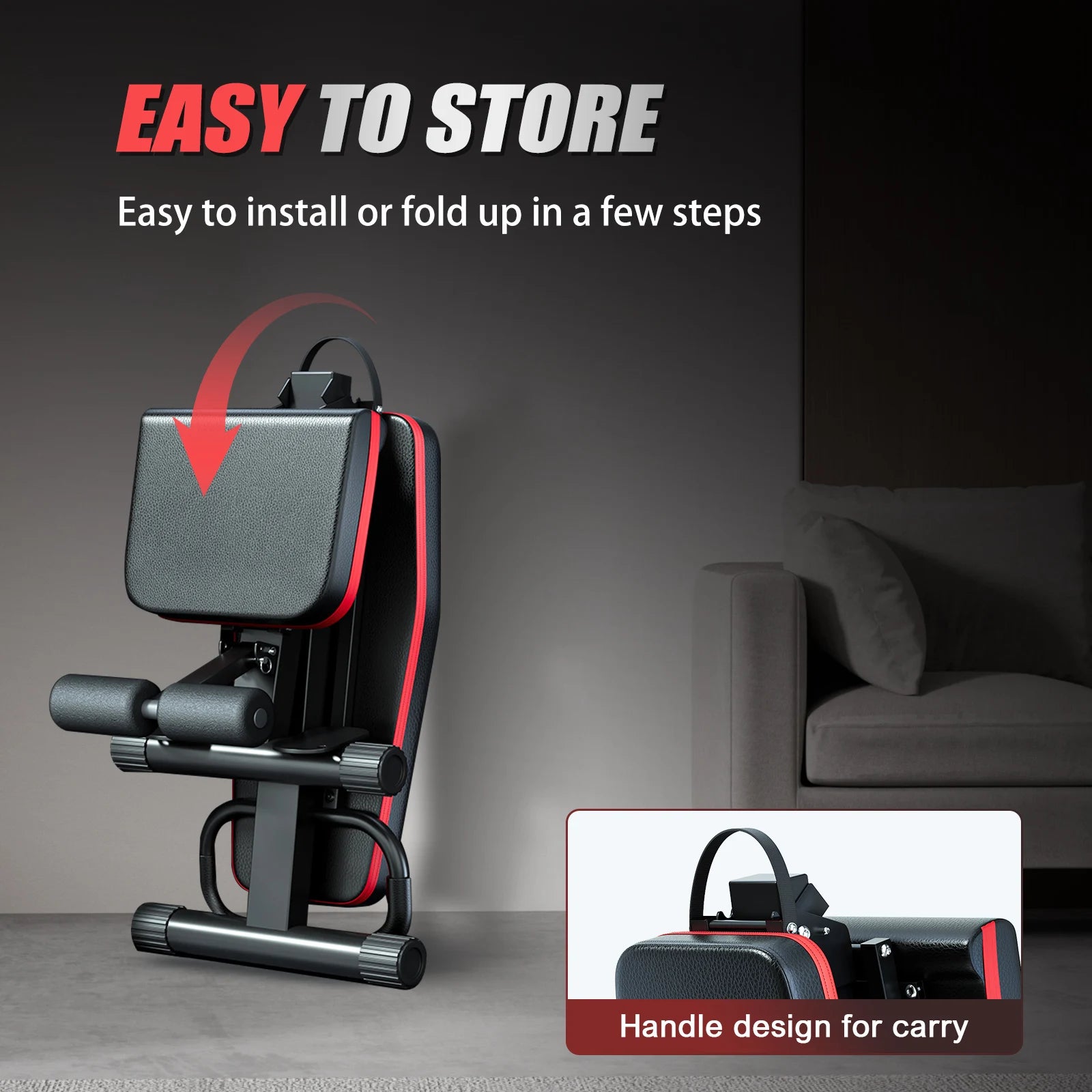 Foldable Weight Bench for Home Gym