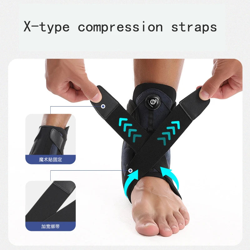 Ankle Brace for Sprained Ankle Support with Side Stabilizers