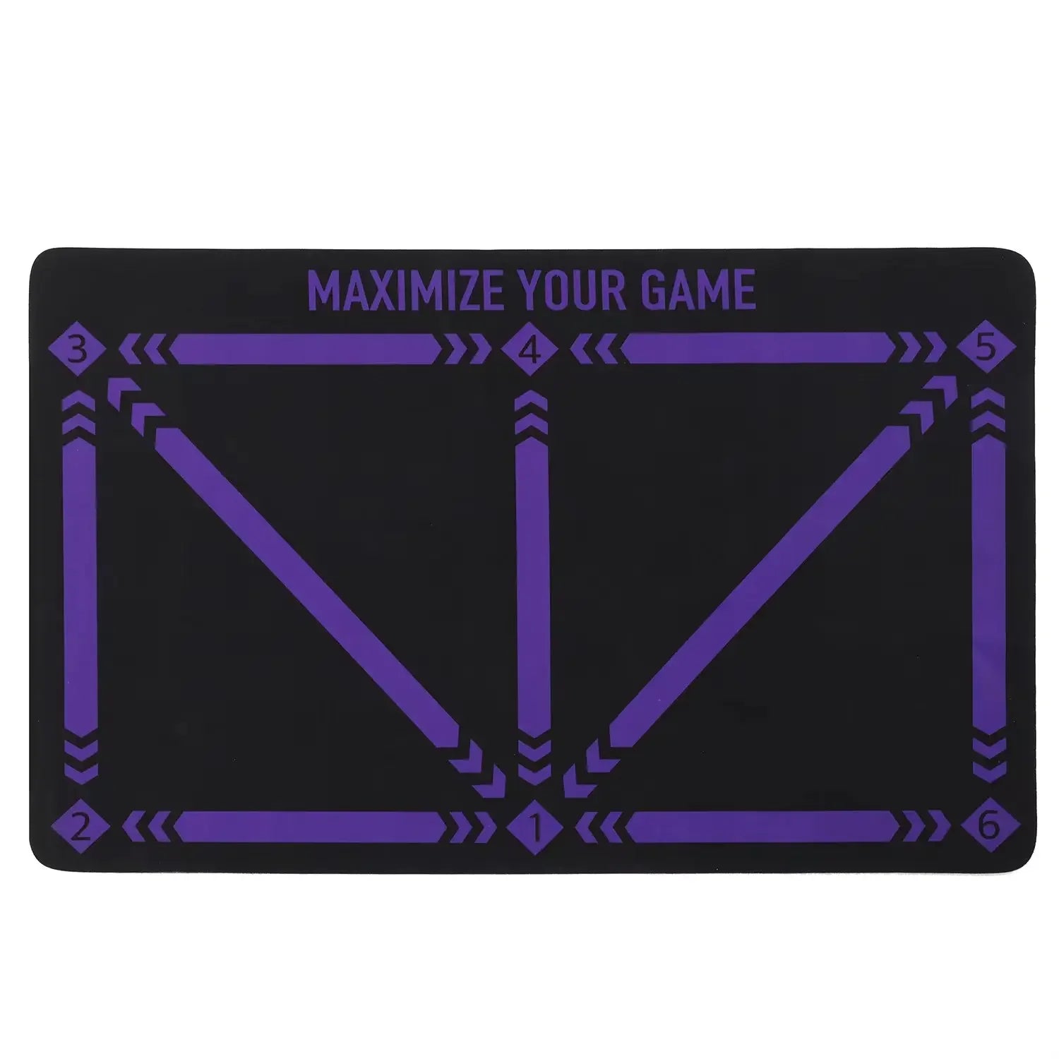 Soccer Ball Control Training Mat Stable Silent Rubber Base Digital Guidance Design Improve Ball Sense Daily Training