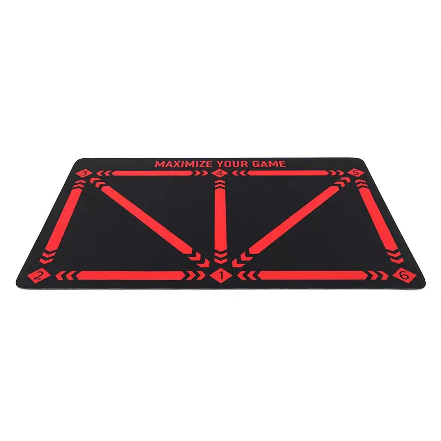 Soccer Ball Control Training Mat Stable Silent Rubber Base Digital Guidance Design Improve Ball Sense Daily Training