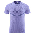 3D Print Gym Shirt Running Casual Outdoor Jogging Breathable Quick Dry Nylon Short Sleeve Training Tee