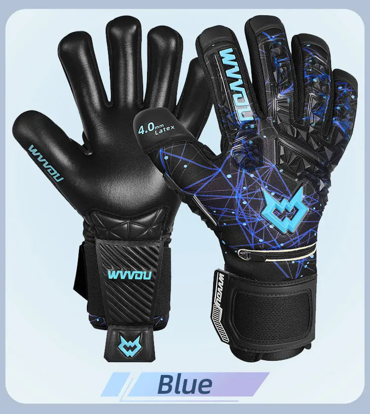 Soccer Goalie Gloves for Adults and Youth High Performance Goalkeeper Gloves with Five Detachable Finger Savers