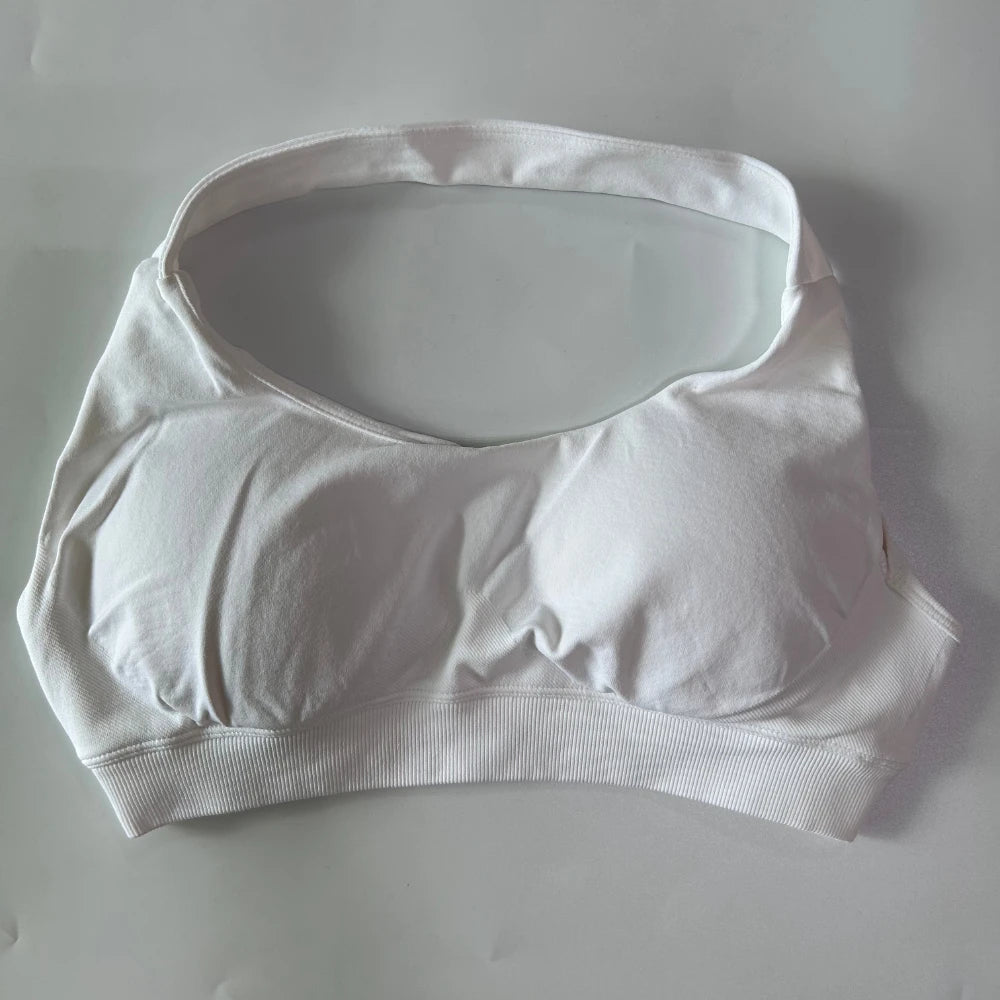 Women’s Yoga Bra Halter Neck Strap Open Back Medium Support Fitness Crop Top for Gym and Yoga