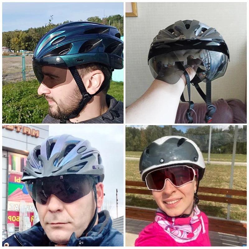 Bike Helmet EPS Integrally Molded Breathable Lightweight Cycling Safety Helmet for Men and Women MTB and Road Riding