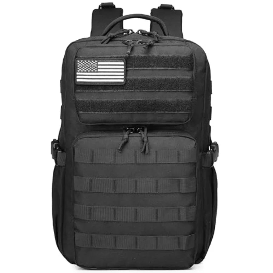 Military Tactical Backpack for Men Waterproof Daypack 3 Day Assault Pack Molle Bag with Water Bottle Holder