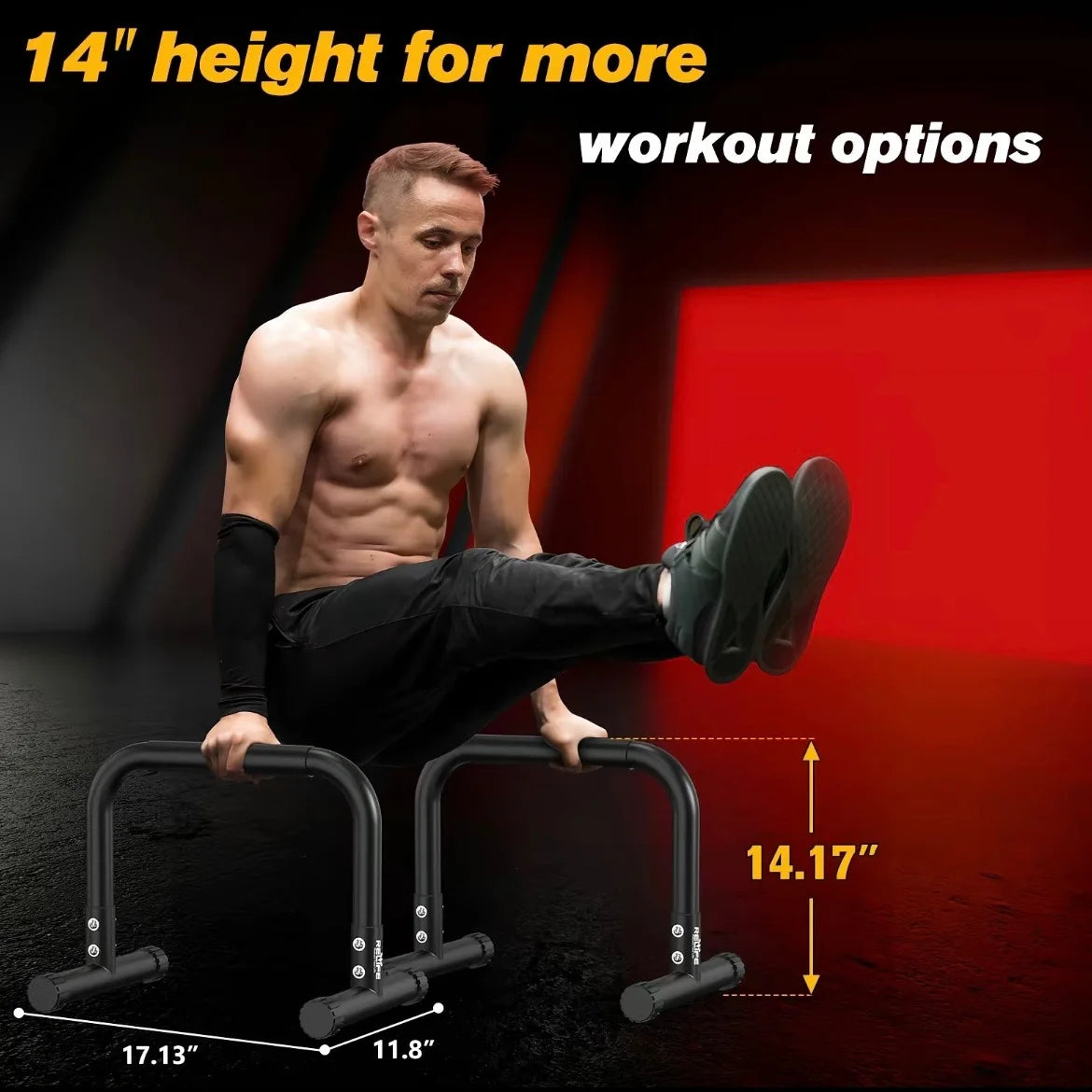 Dip Station Exercises Parallel Bars Heavy Duty Dip Stand Stable Gym Dip Bars