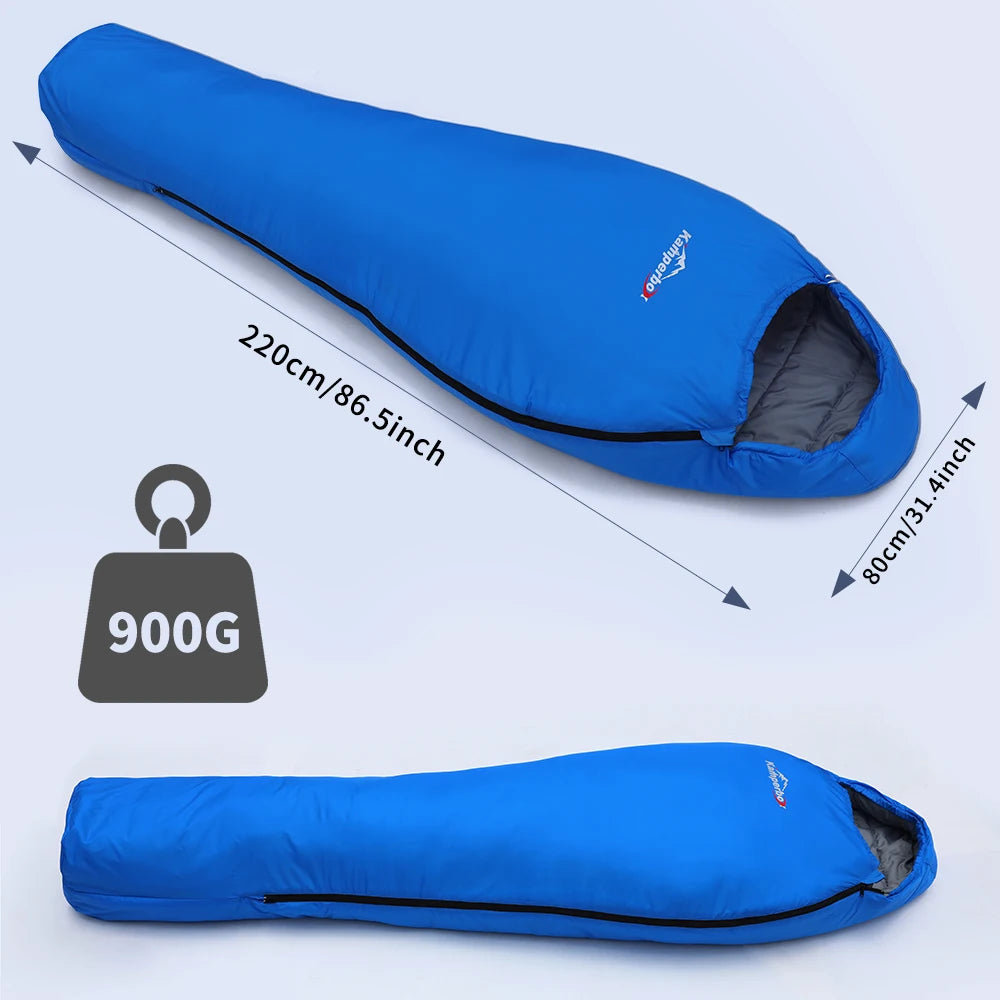 Cotton Sleeping Bag 3 Season Ultralight Synthetic Cotton Camping Sleeping Bag for Outdoor Adventures