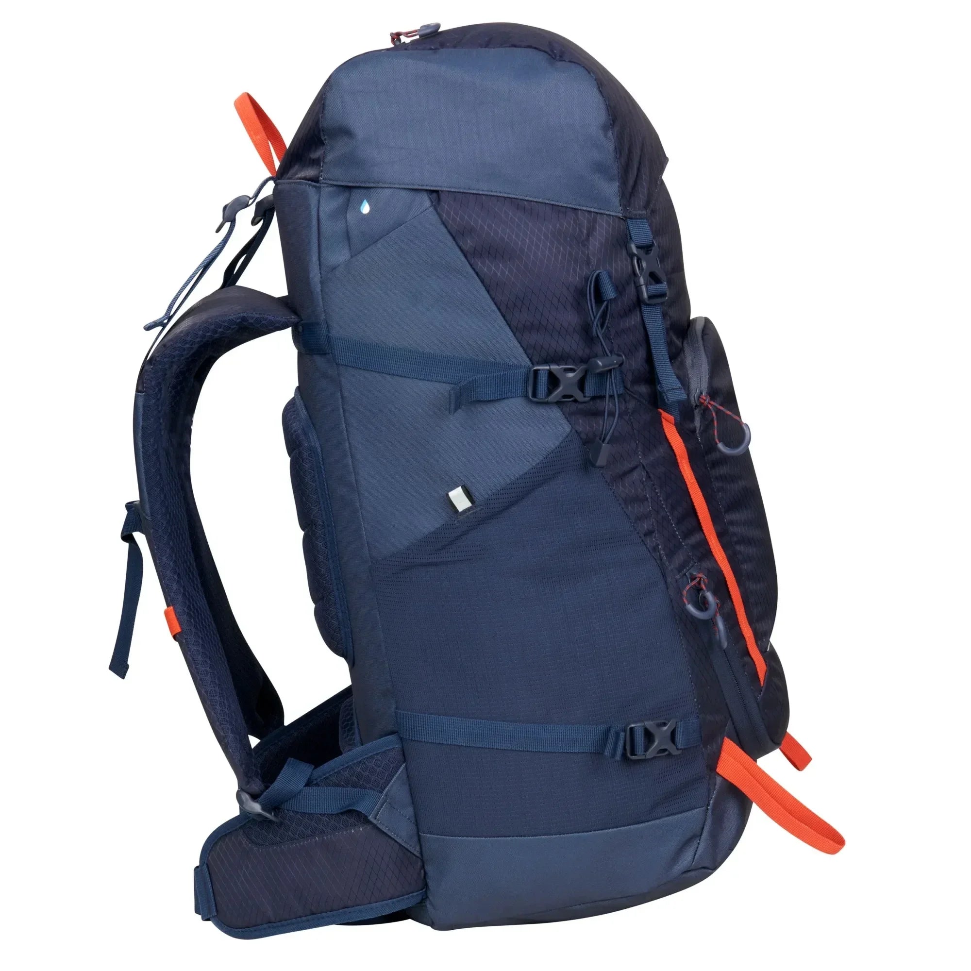 50L Backpacking Pack – Lightweight Adjustable Hiking Backpack with Hydration Compatibility, Trekking Pole Attachments & Padded Support