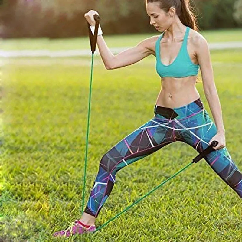 Resistance Bands with Handles Exercise Bands Workout Bands with Handles for Men Women Strength Training Equipment at Home
