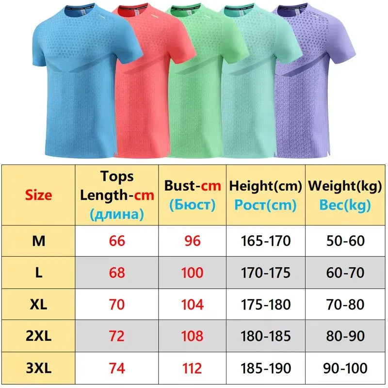 3D Print Gym Shirt Running Casual Outdoor Jogging Breathable Quick Dry Nylon Short Sleeve Training Tee