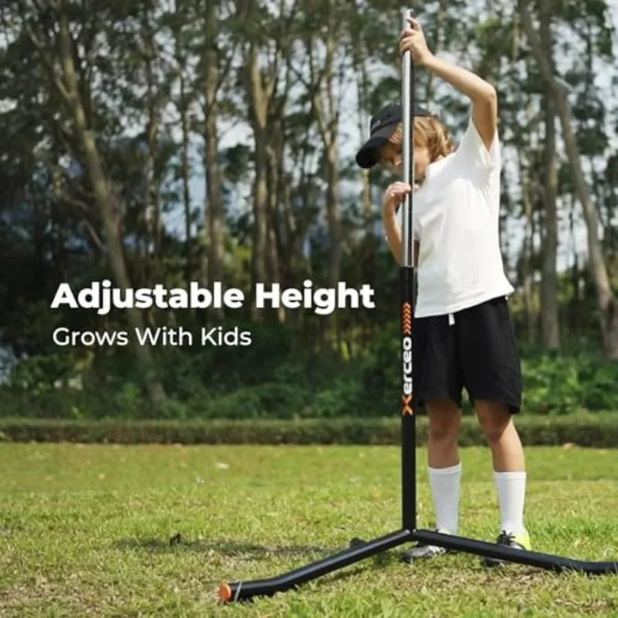 Professional Youth Swing Trainer — Adjustable Batting Height, High‑Density Feedback Ball & Auto‑Reset System