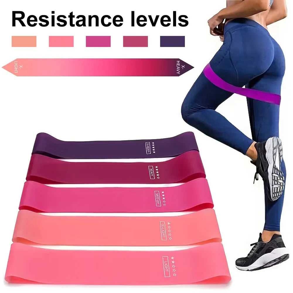 Silicone Resistance Bands -  5 Gradient Levels