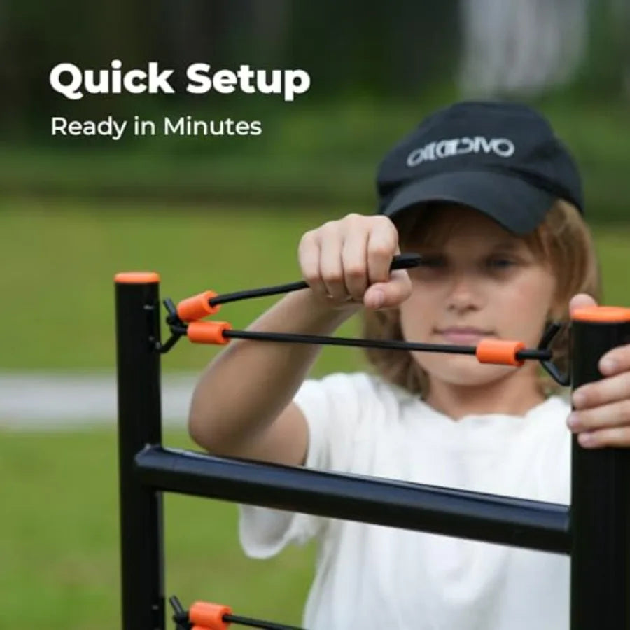 Professional Youth Swing Trainer — Adjustable Batting Height, High‑Density Feedback Ball & Auto‑Reset System