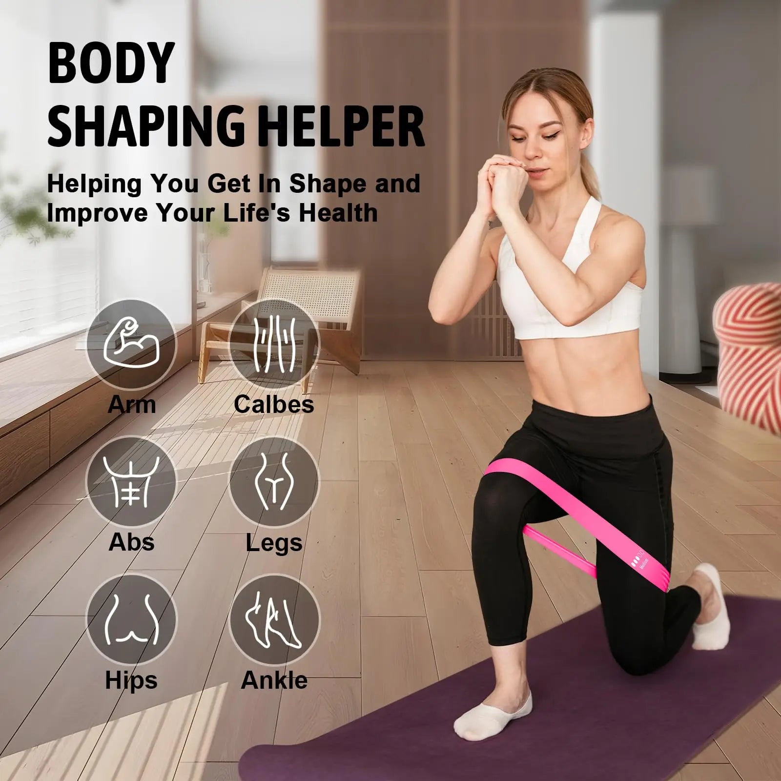 Silicone Resistance Bands -  5 Gradient Levels